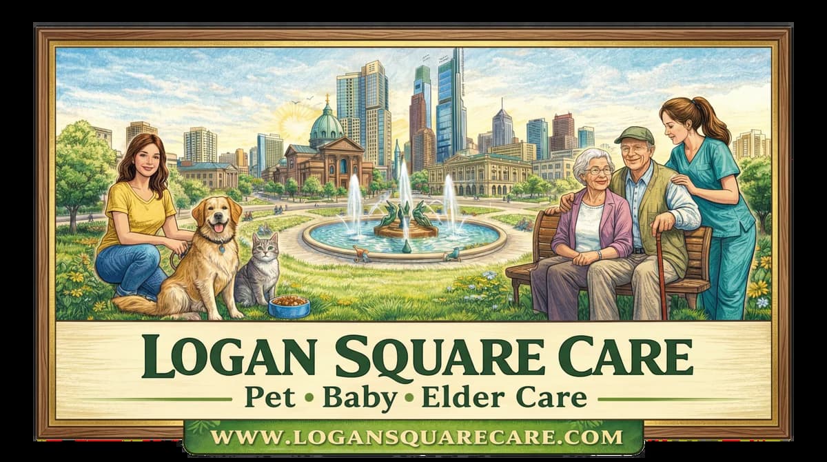 Logan Square Care - the sisters at Logan Square fountain